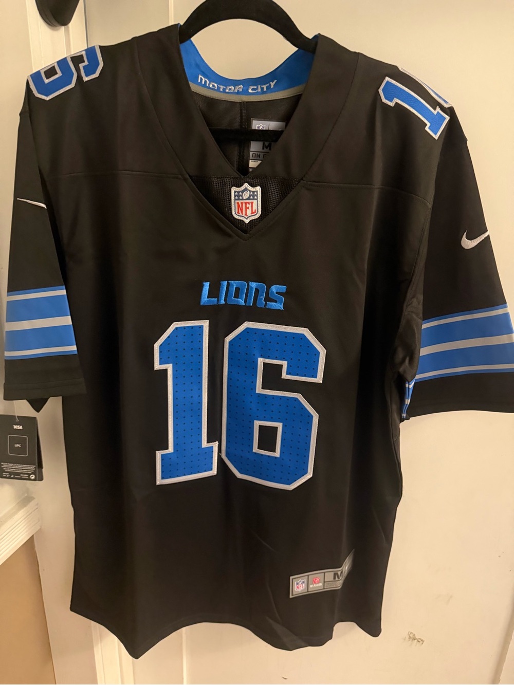 Detroit Lions Jared Goff# 16 jersey size medium